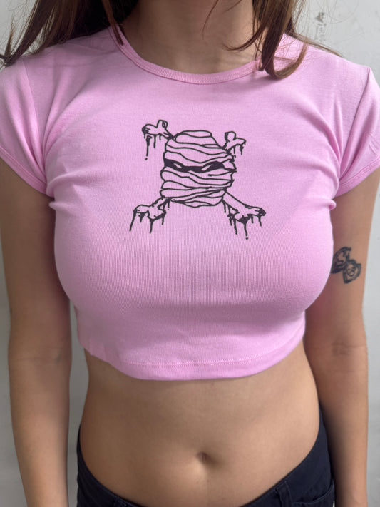 Mummy Roger Cropped Baby T