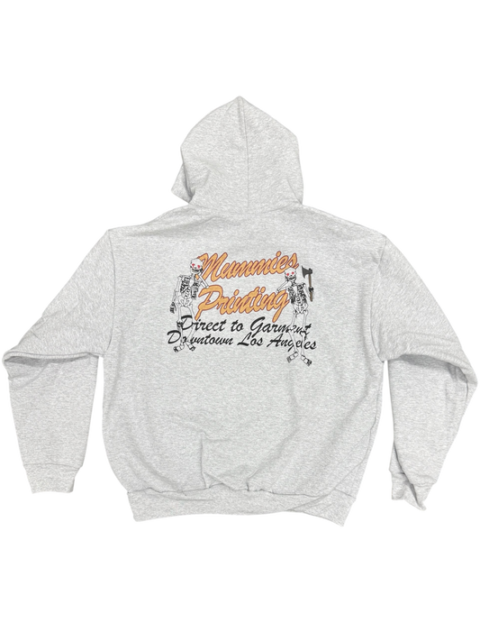 Skeleton Uniform Ultra Heavy 14 oz Hoodie (Los Angeles Apparel)