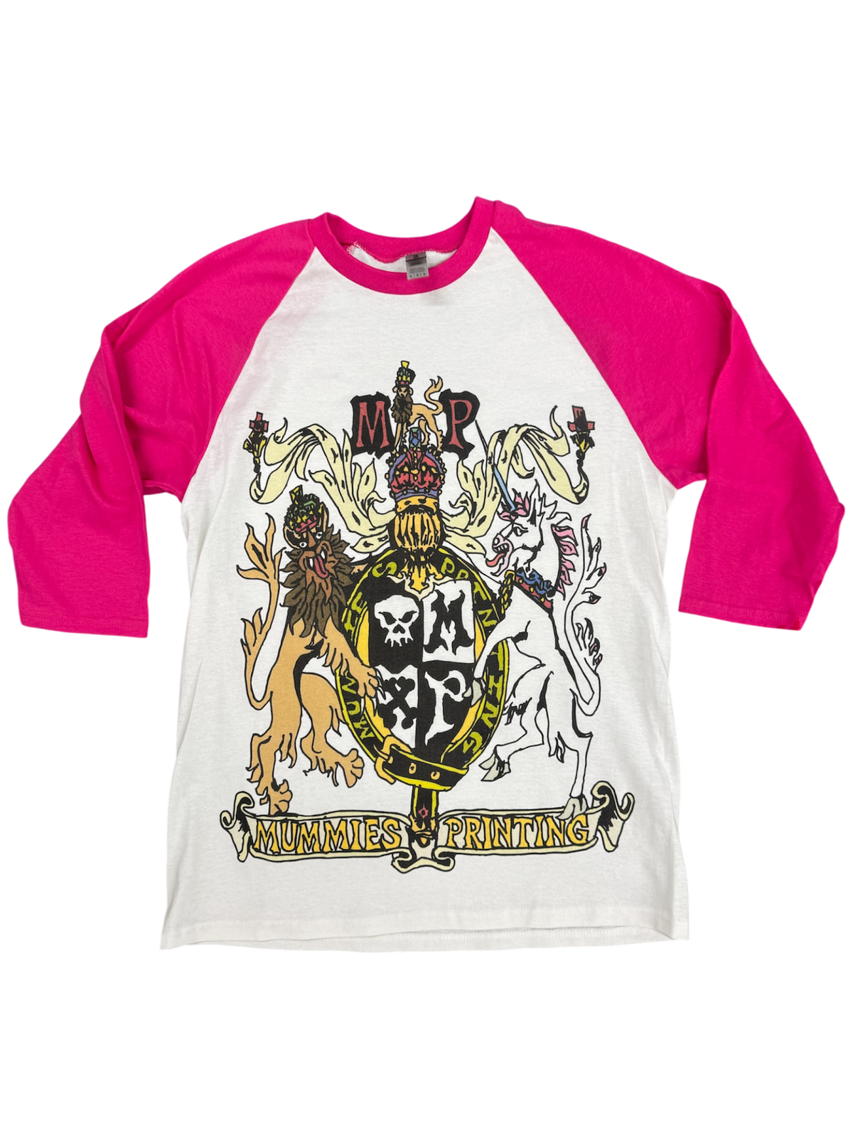 The Mummy Family Crest Baseball T