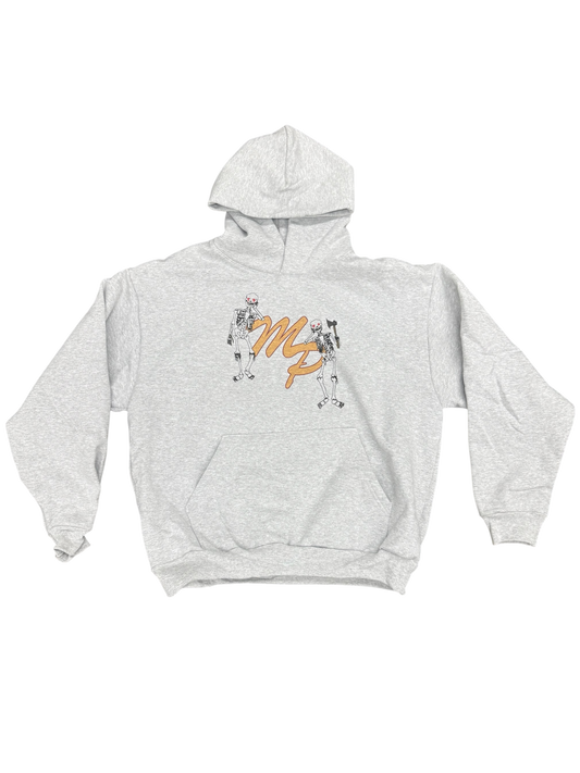 Skeleton Uniform Ultra Heavy 14 oz Hoodie (Los Angeles Apparel)