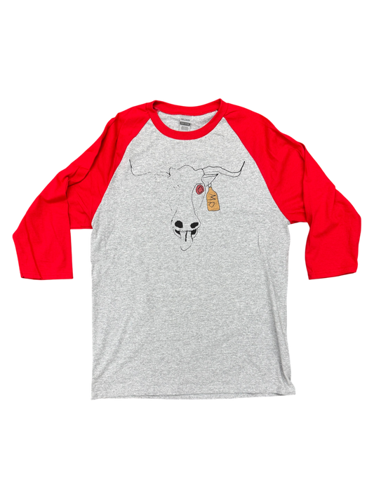 Demon Cow Baseball tee